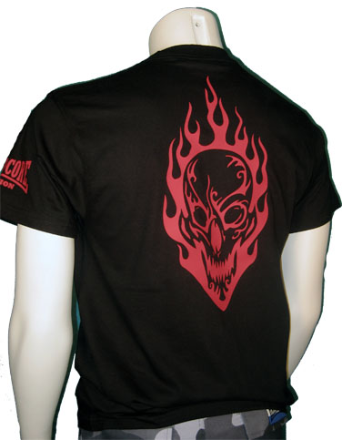 T-shirt Burning Face (RED)